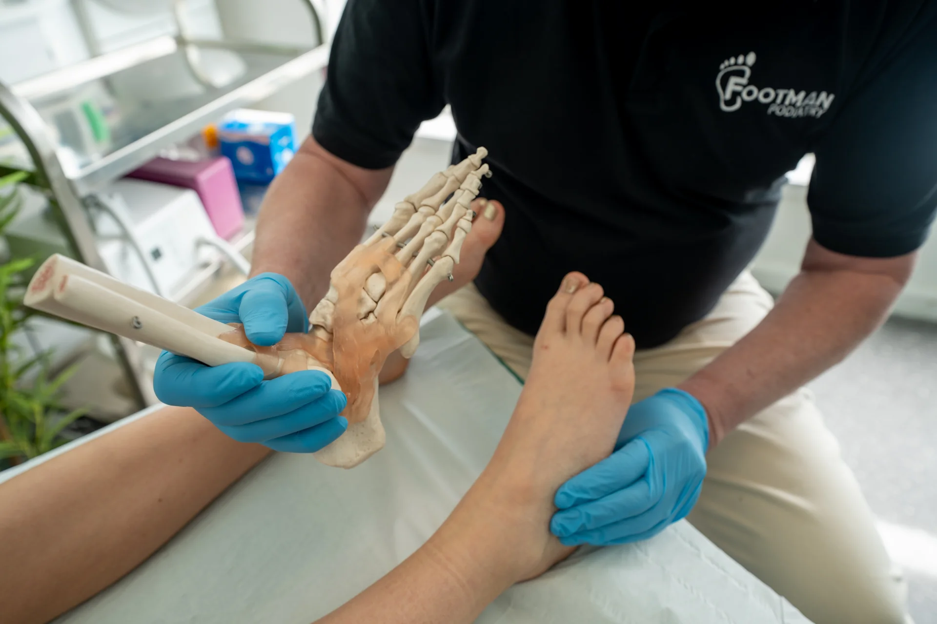 3. Comparing to foot model